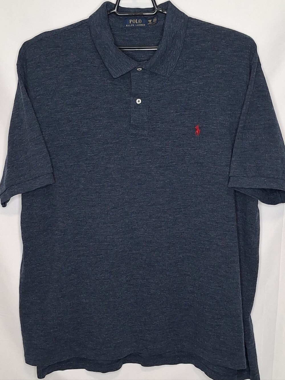 Polo by Ralph Lauren Men's Navy Short-Sleeve Polo with Red Pony 3XB